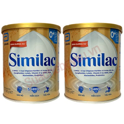 Combo 2 lon Sữa Similac IQ số 0+ 380g trẻ 0-12 tháng tuổi