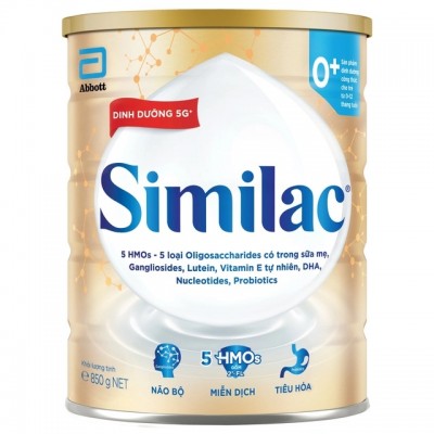 Sữa Similac IQ số 0+ lon 850g cho trẻ 0-12 tháng tuổi