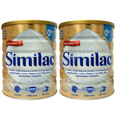 Combo 2 lon Sữa Similac IQ 0+ lon 850g cho trẻ 0-12 tháng tuổi