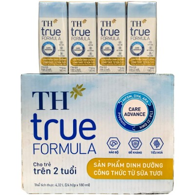 Sữa TH True Formula hộp 180ml cho trẻ từ 1 tuổi