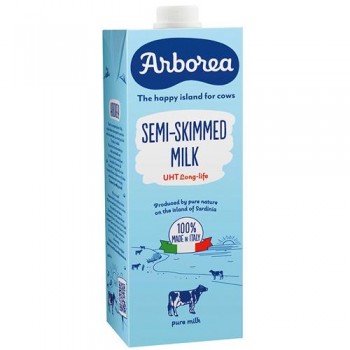 Thùng sữa tươi nhập khẩu Ý Arborea ít béo hộp 1L
