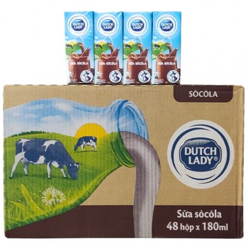 Sữa tươi Cô Gái Hà Lan vị Socola hộp 180ml