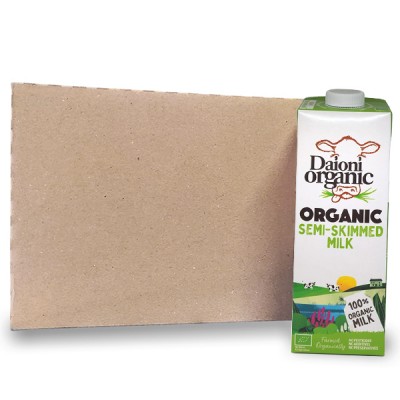 Thùng sữa tươi hữu cơ Daioni Organic ít béo hộp 1 Lít