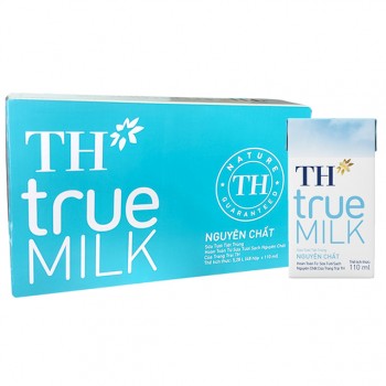 Thùng Sữa tươi TH True Milk nguyên chất hộp 110ml