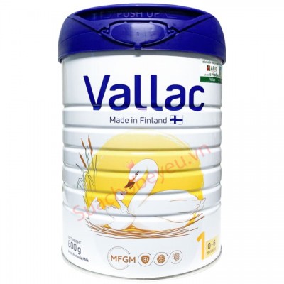 Combo 2 lon Sữa Vallac số 1 lon 800g cho trẻ từ 0-6 tháng