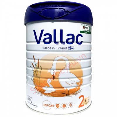 Sữa Vallac số 2 lon 800g cho trẻ từ 6-12 tháng
