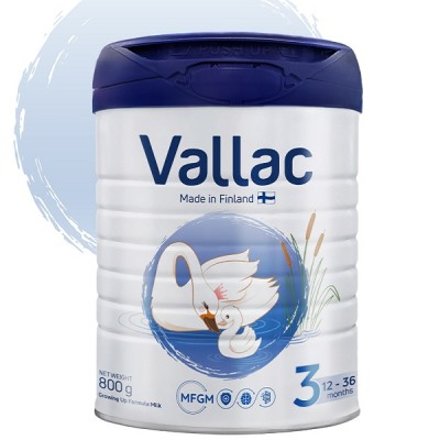 Sữa Vallac số 3 lon 800g cho trẻ từ 1-3 tuổi