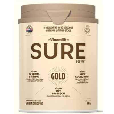 Sữa dinh dưỡng Vinamilk Sure Prevent Gold lon 900g