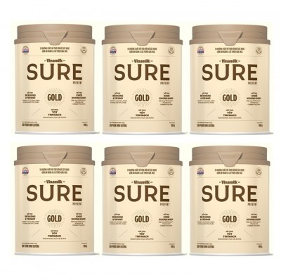 Combo 6 lon Sữa dinh dưỡng Vinamilk Sure Prevent Gold 900g