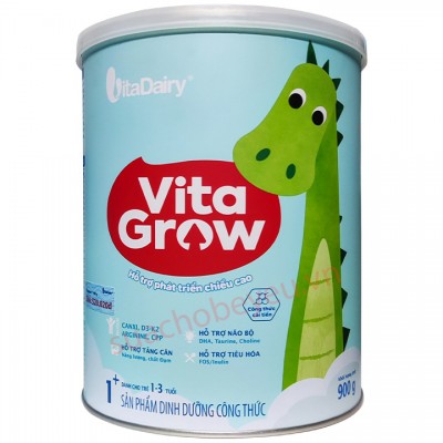 Sữa Vitagrow 1+ Tăng Chiều Cao Cho Trẻ Từ 1-3 tuổi, lon 900g Sữa Vitagrow 1+ Tăng Chiều Cao Cho Trẻ Từ 1-3 tuổi, lon 900g