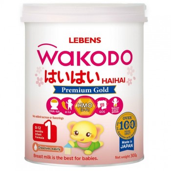 Sữa Wakodo số 1 lon 300g cho trẻ 0-12 tháng tuổi