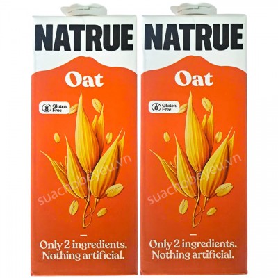 Combo 2 thùng Sữa Yến mạch nguyên chất Natrue Oat drink hộp 1 lít