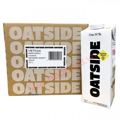 Sữa yến mạch Oatside Barista Blend hộp 1 Lít