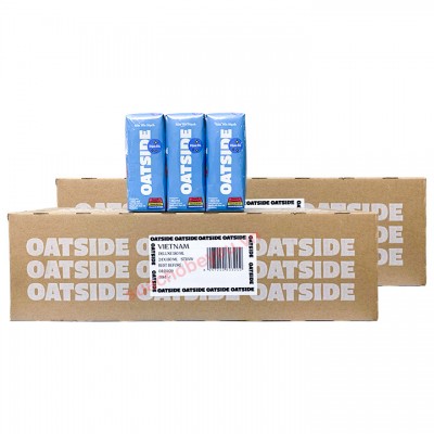 Combo 2 thùng Sữa yến mạch Oatside đậm đà hộp 180ml (có đường)
