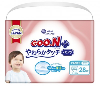 Combo 3 Tã Quần Goon Premium Soft size XXL 28 miếng cho trẻ 13-28kg Combo 3 Tã Quần Goon Premium Soft size XXL 28 miếng cho trẻ 13-28kg