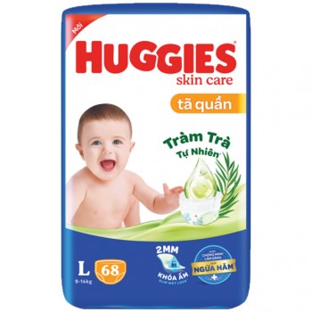 Tã quần Huggies size L 68 miếng cho trẻ 9-14kg