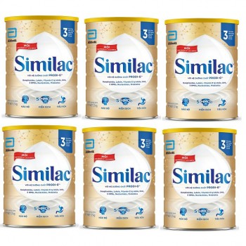 Thùng Sữa Similac IQ số 3 lon 1.7kg cho trẻ 1-2 tuổi