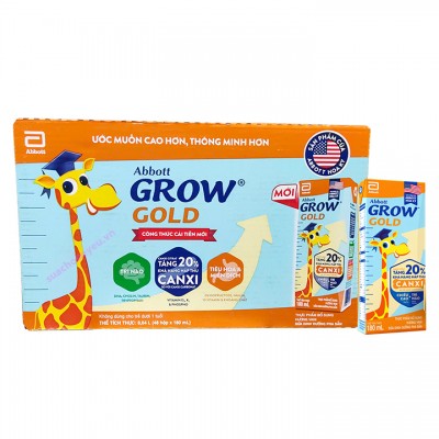 Sữa bột pha sẵn Abbott Grow Gold 180ml, >1 tuổi Sữa bột pha sẵn Abbott Grow Gold 180ml, >1 tuổi