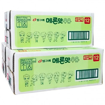 Combo 3 thùng Sữa Binggrae Hàn Quốc  vị Dưa Lưới 200ml