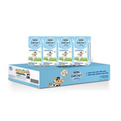 Combo 2 thùng Sữa VPMilk Grow+ vị có đường hộp 110ml