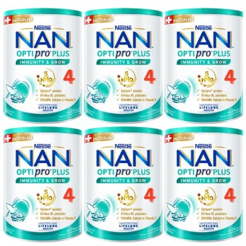 Thùng sữa Nan Optipro Plus số 4 lon 850g cho trẻ 2-6 tuổi