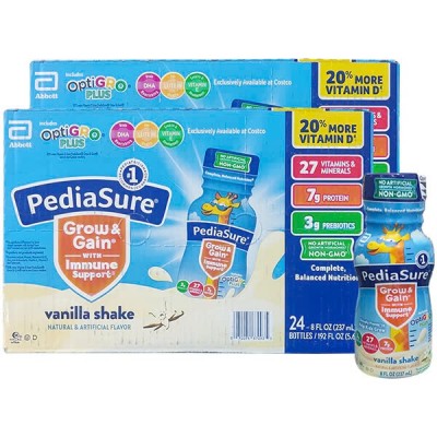 Combo 2 thùng sữa Pediasure Grow and Gain hương Vani chai 237ml