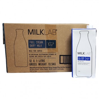 Thùng sữa tươi MilkLab nhập khẩu Úc 12 hộp 1 lít