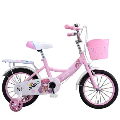 Xe đạp trẻ em Jinbao 16 Inch màu hồng cho bé gái trên 3 tuổi Xe đạp trẻ em Jinbao 16 Inch màu hồng cho bé gái trên 3 tuổi