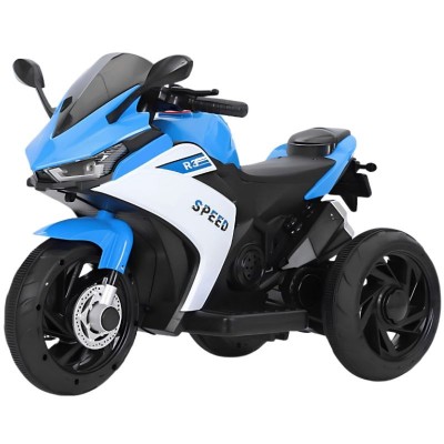 Xe máy điện R3 Speed màu xanh cho trẻ em, Siêu mô tô phân khối lớn cho bé 2-5 tuổi