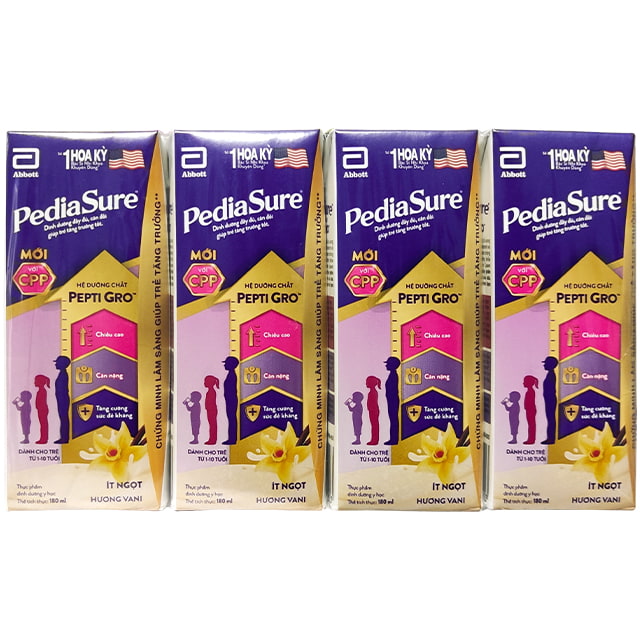 Sữa Pediasure hộp 180ml cho trẻ 1-10 tuổi  (24 hộp)