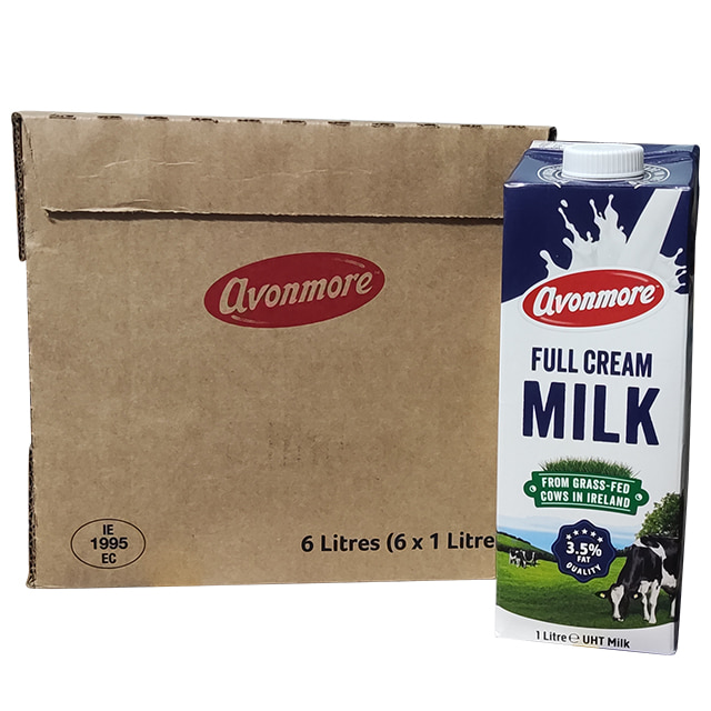 Thùng sữa tươi Avonmore Ireland nguyên kem hộp 1 Lít