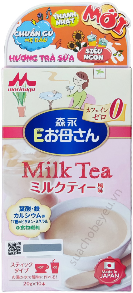 Sữa cho mẹ bầu Morinaga Milk Tea hộp giấy 200g