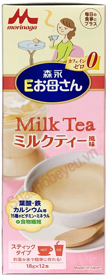 Sữa cho mẹ bầu Morinaga Milk Tea hộp giấy 216g