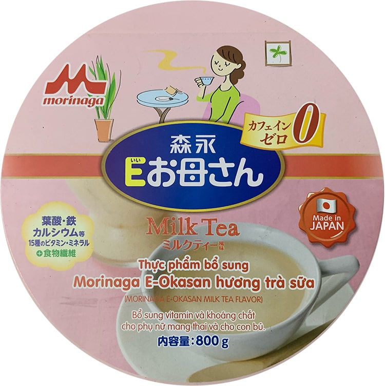Sữa Morinaga Milk Tea lon 800g cho mẹ bầu