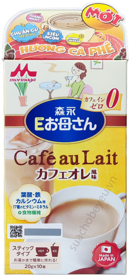 Sữa bầu Morinaga nội địa nhật bản vị cafe