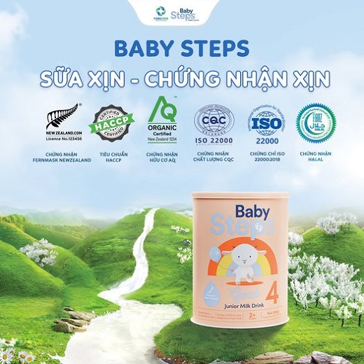 sữa dê Baby Steps 