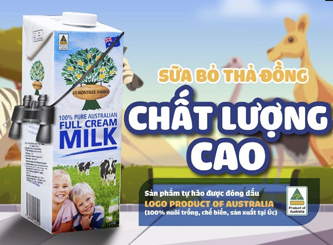 Sữa tươi Lemontree Dairy Úc