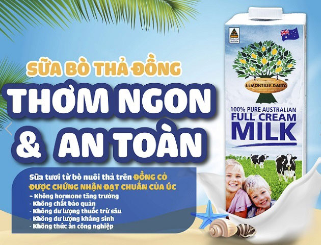 Sữa tươi Lemontree Dairy Úc