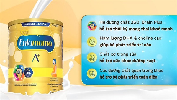 Sữa Enfamama A+ cho mẹ mang thai