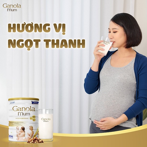 Sữa Ganola Mum cho mẹ mang thai