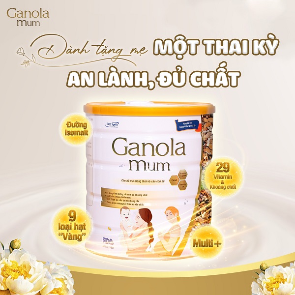 Sữa Ganola Mum cho mẹ mang thai