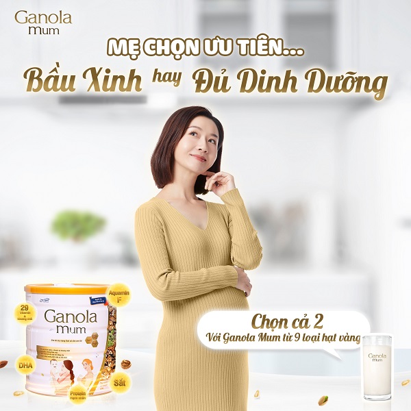 Sữa Ganola Mum cho mẹ mang thai