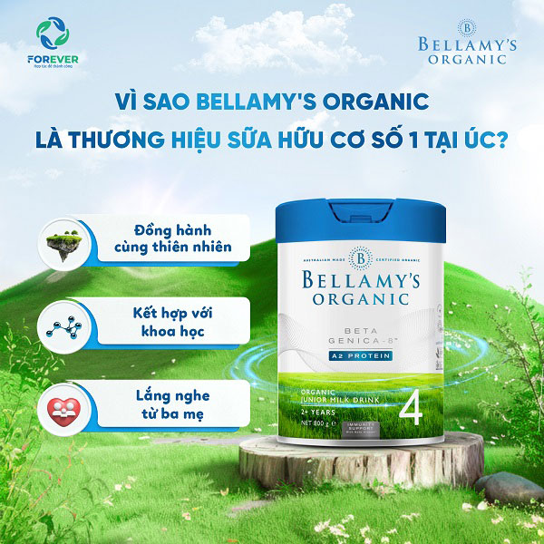 Sữa Bellamy's Organic đạm A2