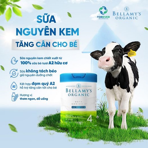 Sữa Bellamy's Organic đạm A2