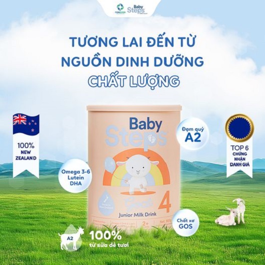 Sữa Dê Baby Steps