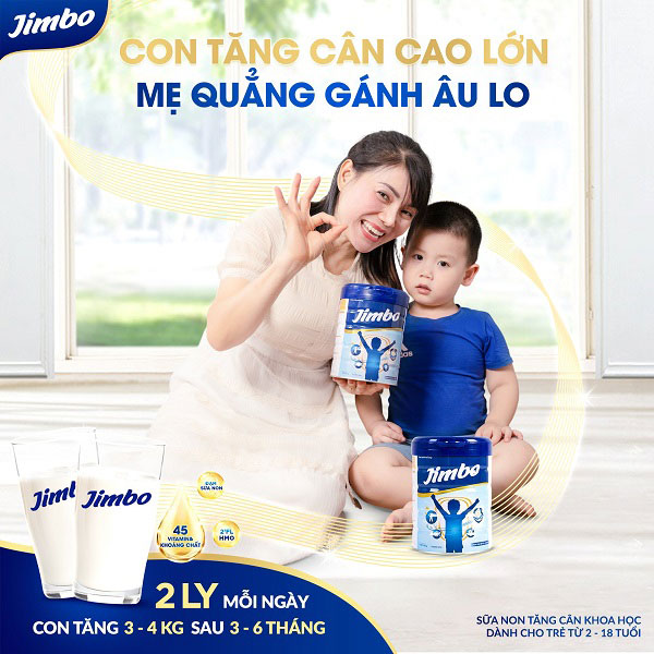 Sữa tăng cân Jimpo cjo trẻ em