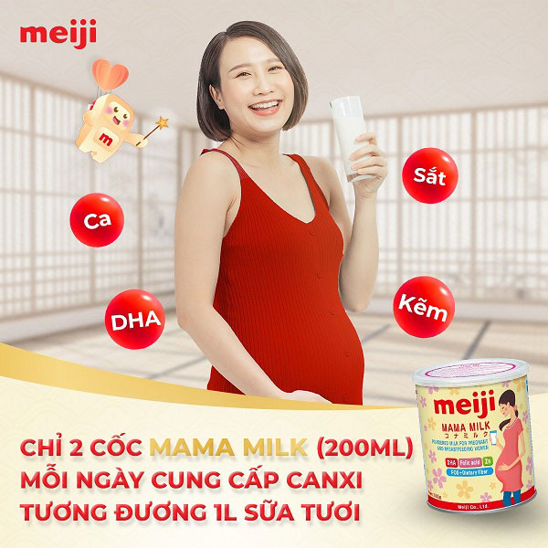 Sữa Meiji Mama mẹ mang thai