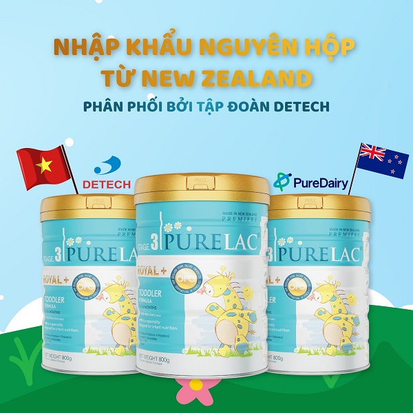 thương hiệu sữa Purelac