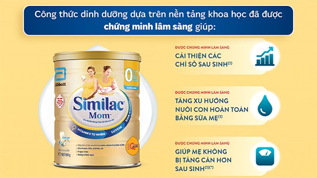 Sữa cho mẹ mang thai Similac Mom IQ