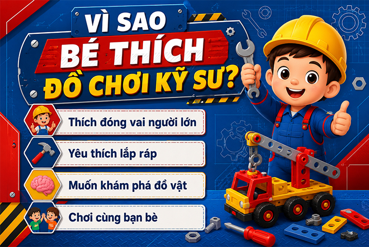 Bộ đồ chơi kỹ sư Tools RX-904C vali 3 trong 1 cho bé từ 3 tuổi